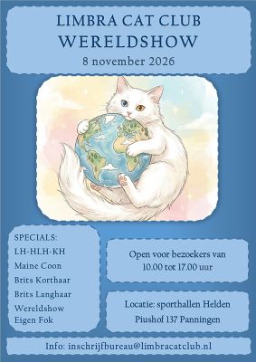 Limbra Cat Club Wereldshow 2026